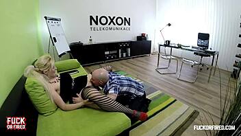 Barbara Performs Deepthroat Blowjob With Choking And Gagging On Monster Cock