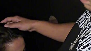 Married sluts ENJOY FAT COCK in GLORY HOLE