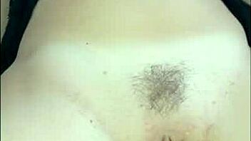 Mature Housewife Toys Vibrator On Natural Tits