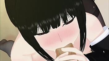 Teacher with a sex toy in a bondage game, part 2