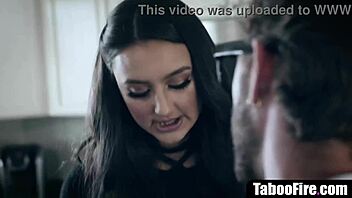 Hot office clerk has an encounter with her colleague at work