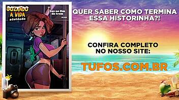 Novinha Fogosa Sem Calcinha No Metrô Escuro Gozando