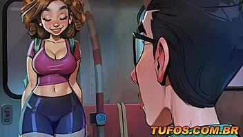 Novinha Fogosa Sem Calcinha No Metrô Escuro Gozando