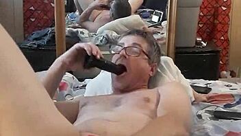 Double dipping those dildos in anal fun!