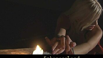 Superb Blonde Harsh Prepared For Throat Fucking