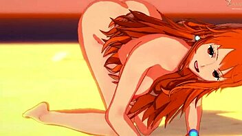 Horny Nami Begs For Tight Jeans Removal In Doggy Style