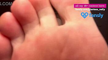 Giantess I dream of crushing a tiny 18+ man in pov fetish