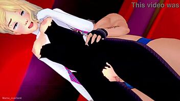 spider gwen wants to fuck using her suit in the love hotel adult version with uncensored 3d cartoon anime hentai