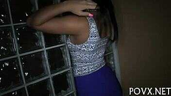 Youthful porn stars bent over 😏