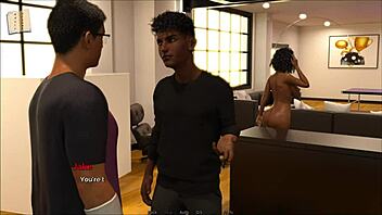 Let's dance with the brunette milf in this game.