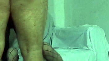 Oral sex on wife in red babydoll, she RIDES for orgasm!