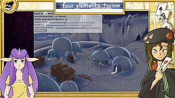 Avatar lesbians orgy in the four elements trainer 😍