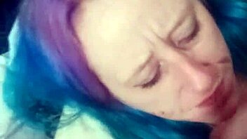 A hot interracial scene with a Native American redhead who squirts and gets fucked.