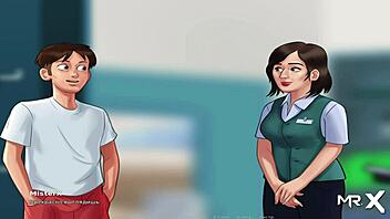 here, take and touch my breasts in summertimesaga 97