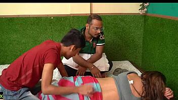 indian threesome sex with stepmom hot xxx