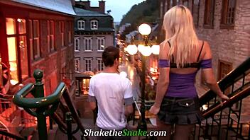 risky fuck in public with canadian babe kissing and fucking outdoors 😏