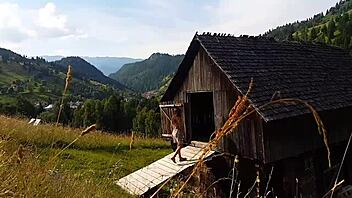 Dildo Masturbation Sex N Fun At Mountain Hut