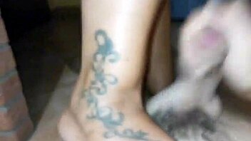 My wife’s big ass shaking while fucking a big cock