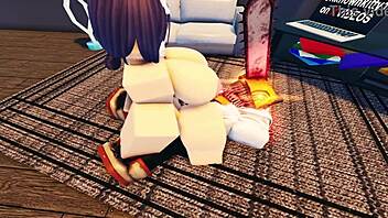 i cum in gangbang with huge cocks and double penetration in roblox