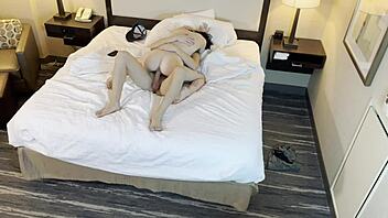 sexy petite beauty gets fucked cowgirl style with rough riding tattoo action