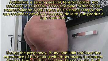 Brazíliai hotwife Bruna Silva teherbe akar esni! 🔥