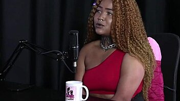 Black Duquesa in Sheer Red Sparks Gang Bang Desire