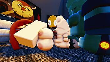 i cum in gangbang with huge cocks and double penetration in roblox