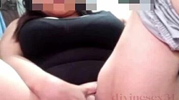 teen plays with cock in hot video call