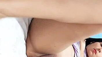 amateur horny girl fucks her pussy with huge fingering and dirty talk 😈