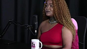 Black Duquesa in Sheer Red Sparks Gang Bang Desire