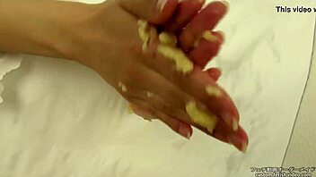 Crush That Banana With Messy Hand Fetish!