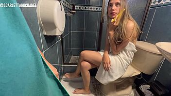 My coworker just moans loud in the bathroom without a care.