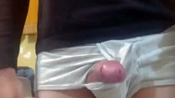 Underwear-clad gay star Alejandro Mistral in wet petticoat video