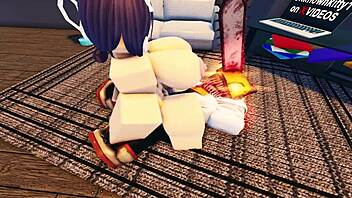 i cum in gangbang with huge cocks and double penetration in roblox