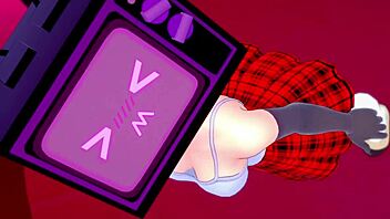 Tv woman wants to take off miniskirt in love hotel?