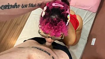 the greedy one sucked a lot in the video. the narrative is neutral and lacks erotic details.