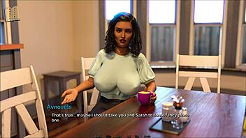 Let's dance with the brunette milf in this game.