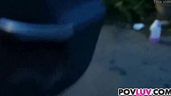 Alice White sucks monster cock at car wash POV. 😏