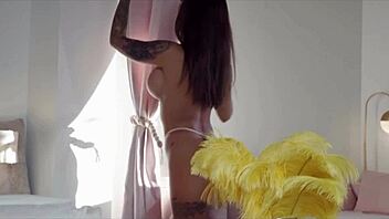 compilation of susy gala shaking ass in leather lingerie with toys