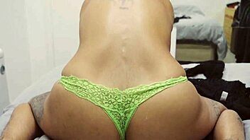 Tattooed Girl Rips Clothes Off in Teasing Striptease