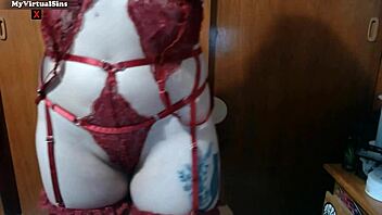 Hot Redhead Teases with Shaved Tight Pussy