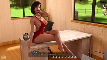 Beautiful animation with the theme of helping the hot girls in 3D