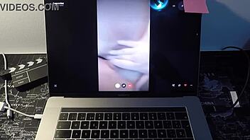 Spanish milf Leyva fucks fan on webcam