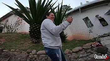 Amaya Takayo distracts Jhonny Gab during double penetration