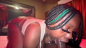 First Time Sucking Big Ebony Cock?