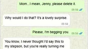 Stepmom's unexpected reaction to my accidental cock send