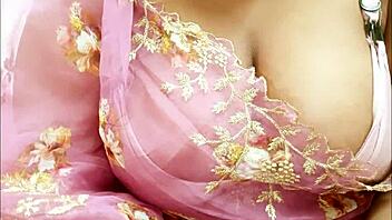 I adore Latina teen in saree