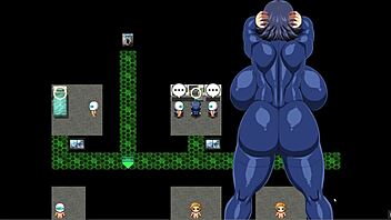 Huge cock invasion in pregnant Asian's ass in hentai