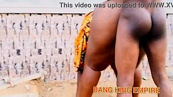 BBW Gets Hardcore Creampie in Backyard!