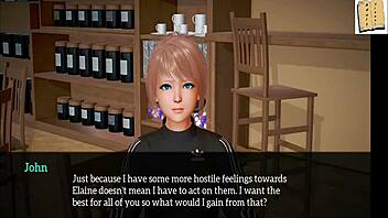 exploring my new family in anime style